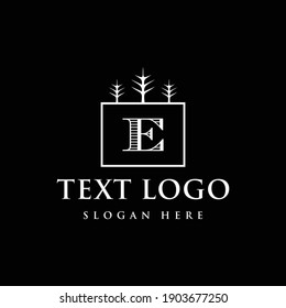 Custom Letter E Vintage Logo
