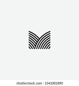 CUSTOM LETTER LOGO M MODERN