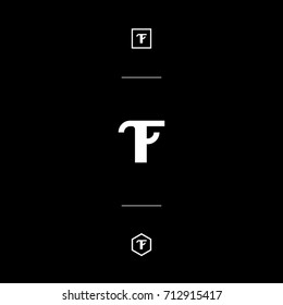 CUSTOM LETTER MARK F WHIT STYLE MONOGRAM