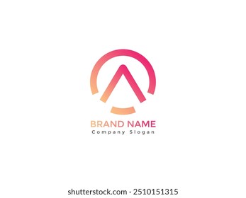 Custom Logo Abstract. minimal modern futuristic letter c tech logo idea and brand identity vector design art