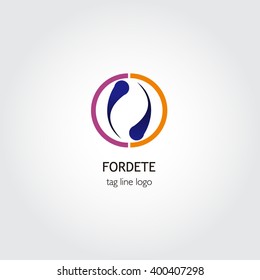Custom Logo collection, abstract geometric business icon design