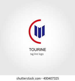 Custom Logo collection, abstract geometric business icon design