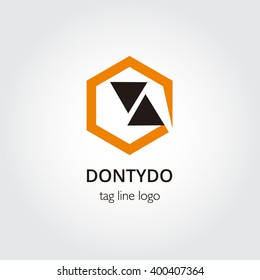 Custom Logo collection, abstract geometric business icon design