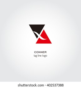 Custom Logo collection, abstract geometric business icon design