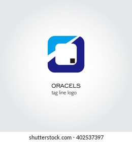Custom Logo collection, abstract geometric business icon design