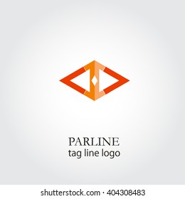 Custom Logo collection, abstract geometric business icon design
