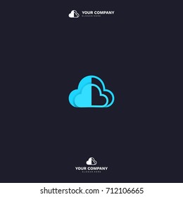 CUSTOM  LOGO DESIGN FOR CLOUD