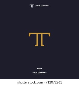 CUSTOM  LOGO DESIGN FOR DOUBLE LETTER MARK T