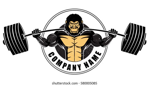 Custom Logo for a gym or weight training business