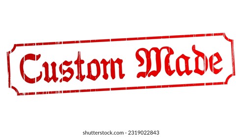 custom made stamp stickers vector illustration background