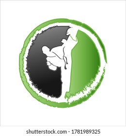 custom martial arts logo design vector illustration for karate, judo, taekwondo etc
