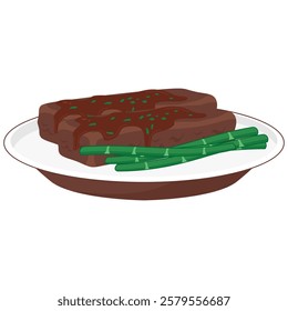 Custom Meatloaf Vector Art for Culinary Enthusiasts