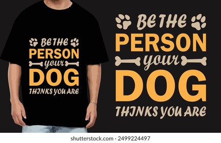 custom modern minimalist dog lover t shirt design collection