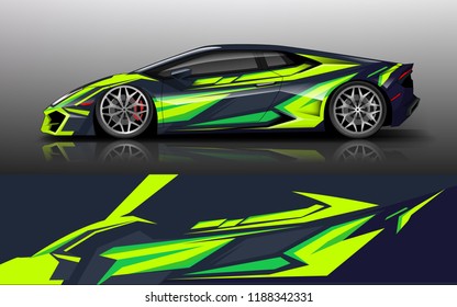 Custom modification car wrap. wrap design for custom modification car