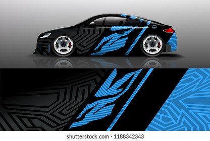 Custom modification car wrap. wrap design for custom modification car