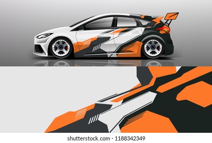 Custom modification car wrap. wrap design for custom modification car