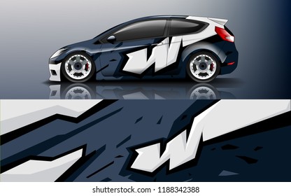 Custom modification car wrap. wrap design for custom modification car