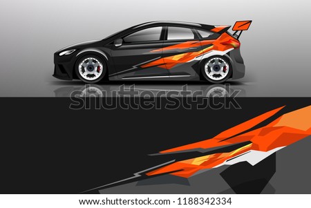 Custom modification car wrap. wrap design for custom modification car
