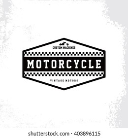 custom motor badge label