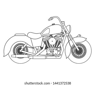 Custom Motorcycle Biker Chopper Vector Logo Stock Vector (Royalty Free ...