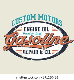 Custom Motors Repair & Co - Tee Design For Print