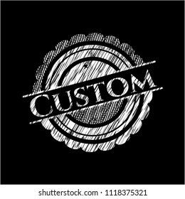 Custom on blackboard
