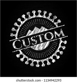 Custom on blackboard