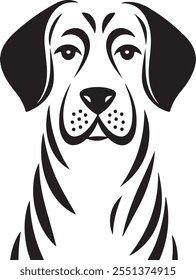 Custom Pet Dog Head Outline Drawings – Stylish Dog Breed Illustrations, Trendy Pet Art, Modern Dog Sketches, and Unique Graphic Design Elements