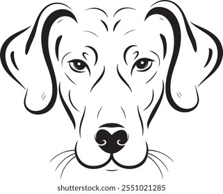 Dibujo de contorno de mascotas personalizado - Retrato de perro elegante con pajarita, ilustrado en blanco y negro, arte minimalista de mascotas, boceto de perro personalizado, ilustración de animales con estilo