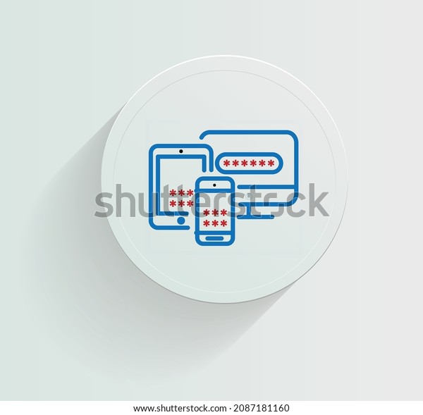 Custom PIN Entry Form\
icon vector design