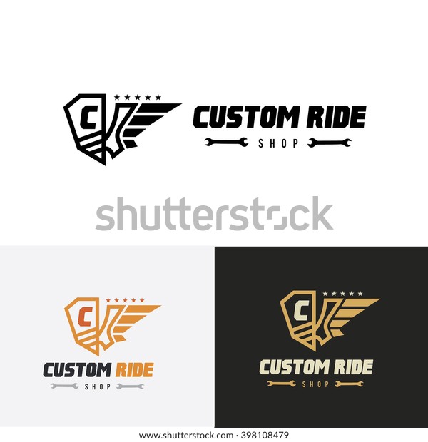 Custom Rider Shop Logo\
Template