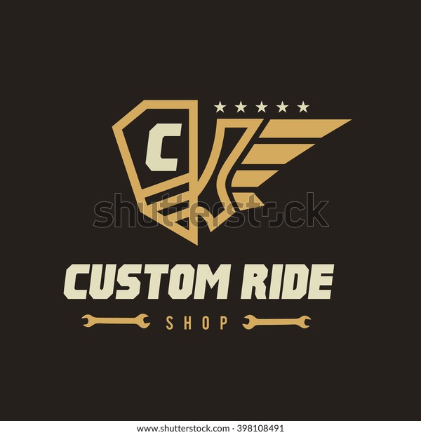 Custom Rider Shop Logo\
Template