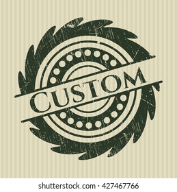 Custom rubber grunge seal