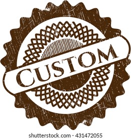Custom rubber seal