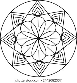 custom sacred geometry and spiritual logo design	