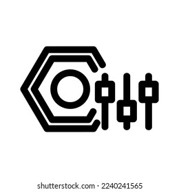 custom settings icon or logo isolated sign symbol vector illustration - high quality black style vector icons
