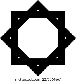 custom shape with black color for design