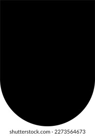 Sonderform mit schwarzer Farbe für das Design