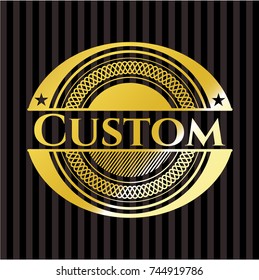 Custom shiny badge