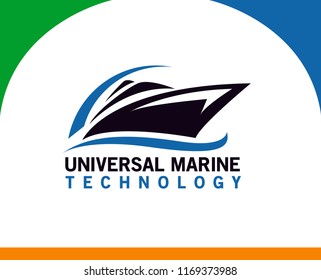 Custom Ship Technology  Logo Template Free Vector Download
