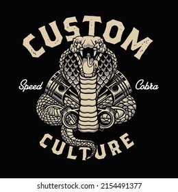 Custom Speed Cobra Culture poster