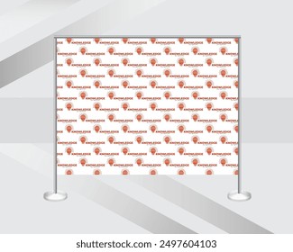 custom step and repeat banner backdrop design template