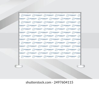 custom step and repeat banner backdrop design template