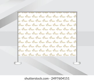 custom step and repeat banner backdrop design template
