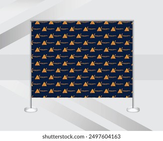 custom step and repeat banner backdrop design template