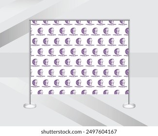 custom step and repeat banner backdrop design template