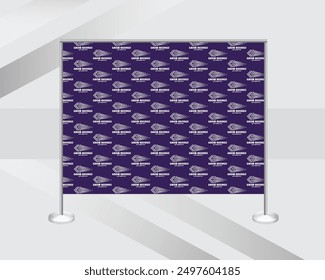 custom step and repeat banner backdrop design template
