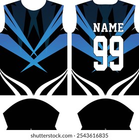 
Plantilla de diseño de jersey de camisa deportiva de sublimación personalizada, traje deportivo, ropa deportiva, uniforme deportivo