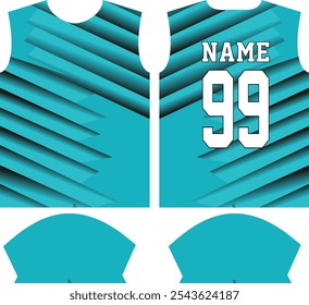 Custom Sublimation Sports shirt jersey design template, Sport Suit, sports wear, Sport uniform