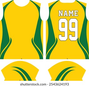 Custom Sublimation Sports shirt jersey design template, Sport Suit, sports wear, Sport uniform